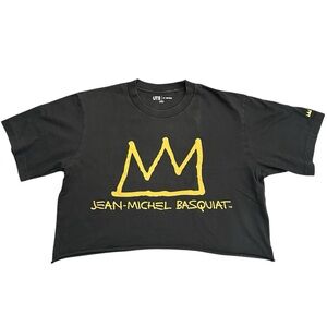 Jean Michel Basquiat Women’s Uniqlo Crop Tee Size M